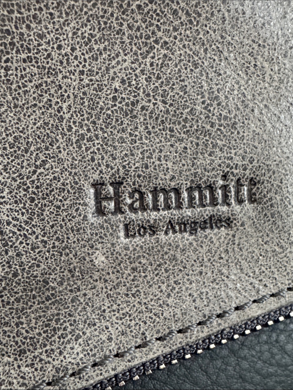 Hammitt Gray Suede Leather Diagonal Flap Crossbody, Multi Option - Picture 3 of 11